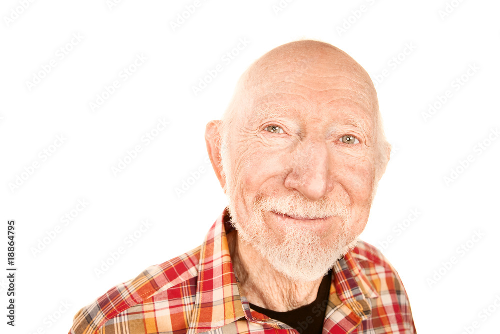 Handsome senior man with infectious smaile Handsome senior man with infectious smaile