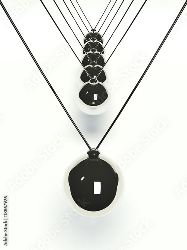 Plakat w ramie Chrome Pendulum