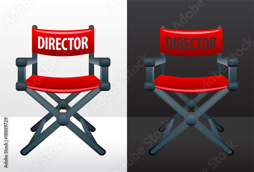 Movie director's chair