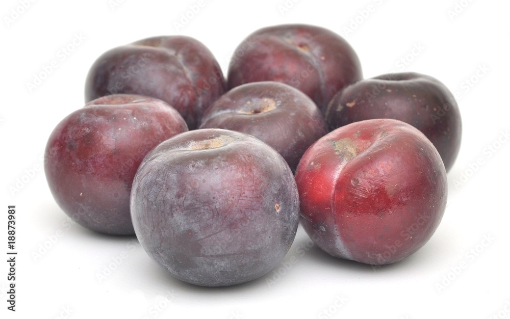 Obraz premium prunes isolé