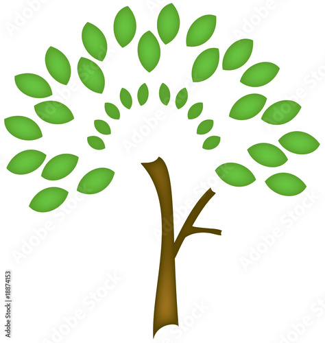 Simple stylized tree