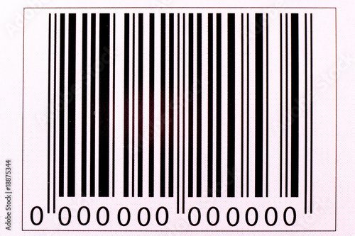 The image of the bar code
