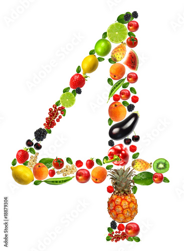 fruit and vegetable numero 4