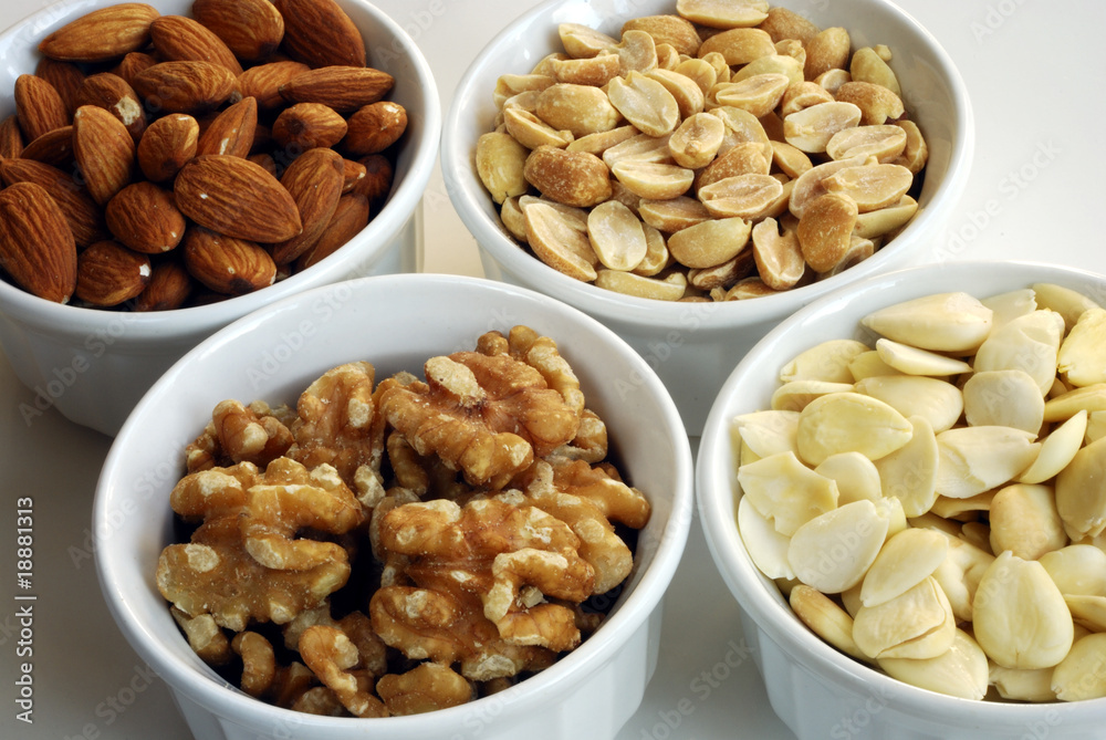 Different kinds of nuts like almonds, peanuts, etc. Different kinds of nuts like almonds, peanuts, etc.