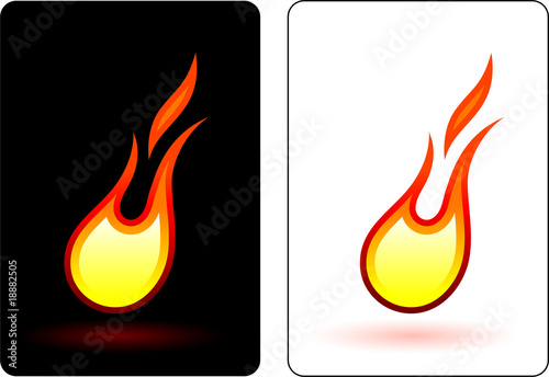Flame and fire design elemets