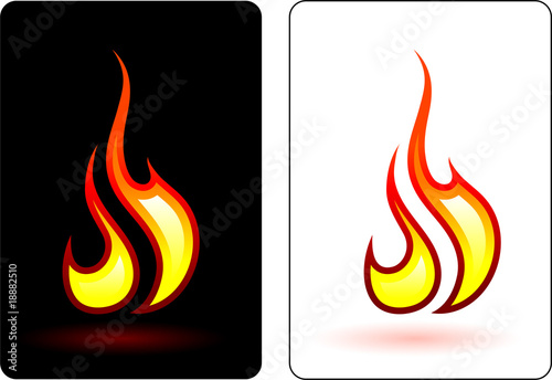 Flame and fire design elemets
