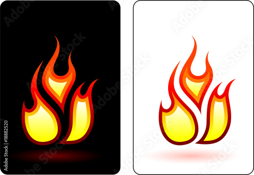 Flame and fire design elemets