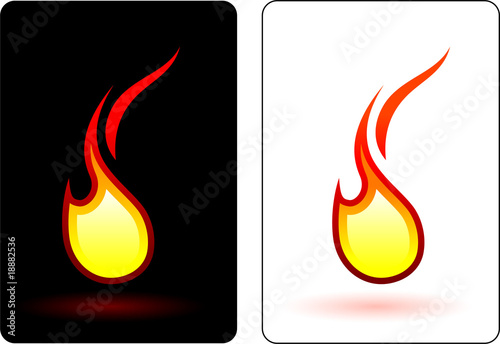 Flame and fire design elemets