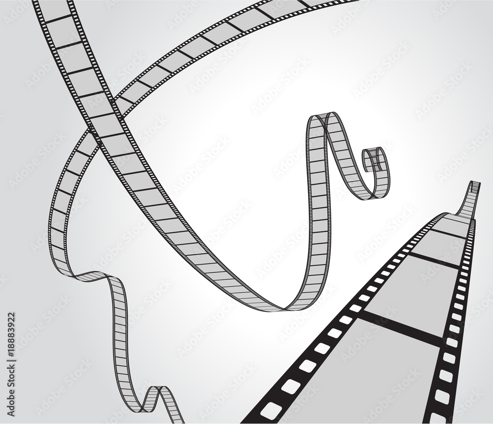 Fototapeta premium Camera Film Strip background