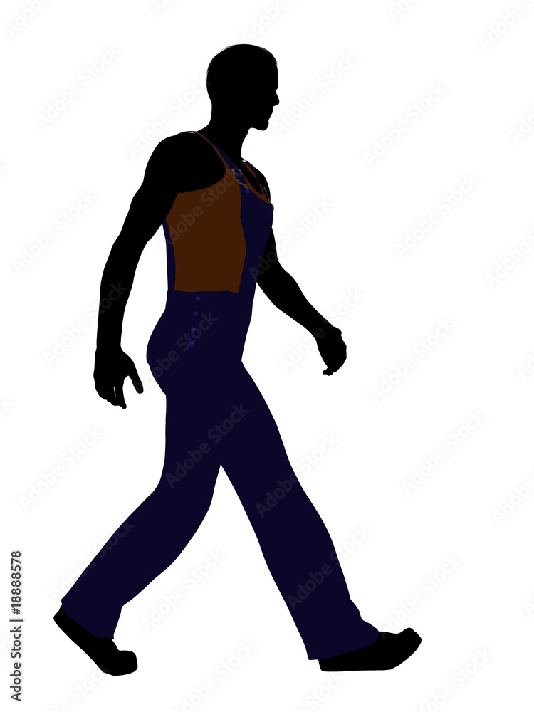 Casual Dress Male Illustration Silhouette
