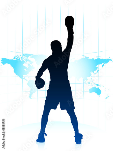 boxing world championship background