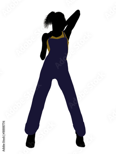 Casual Woman Illustration Silhouette