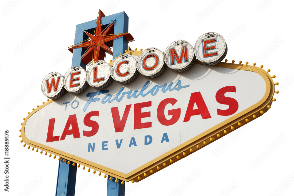 Las Vegas Sign - obrazy, fototapety, plakaty 