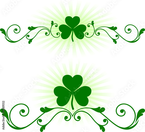 St. Patrick s Day green background