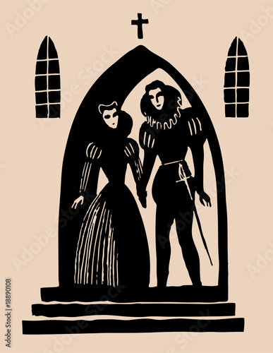 Romeo And Juliet secret alter etching