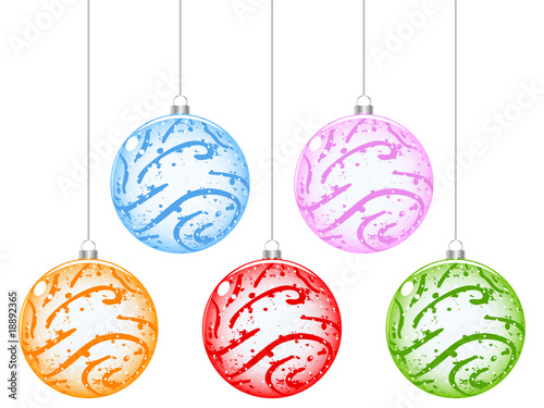 christmas globe vector illustration