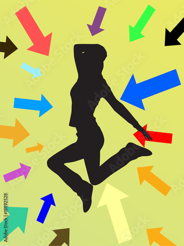 Teenager Silhouette