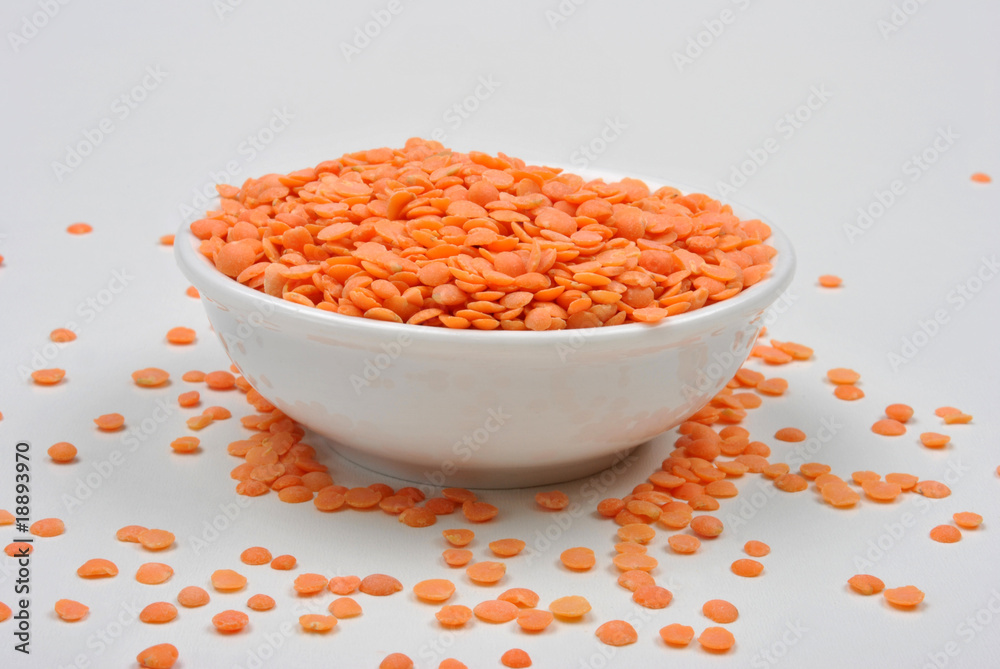 organic red split lentils are good for a soup organic red split lentils are good for a soup
