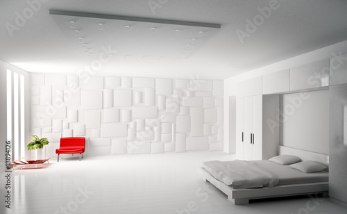 Schlafzimmer 3d render