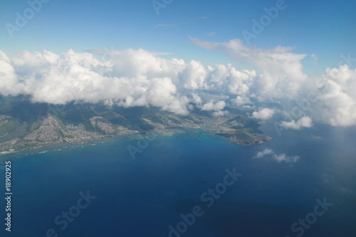 Oahu Hawaii USA aus der Luft