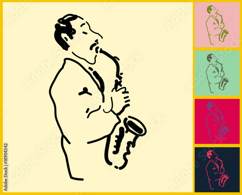 saxophone player