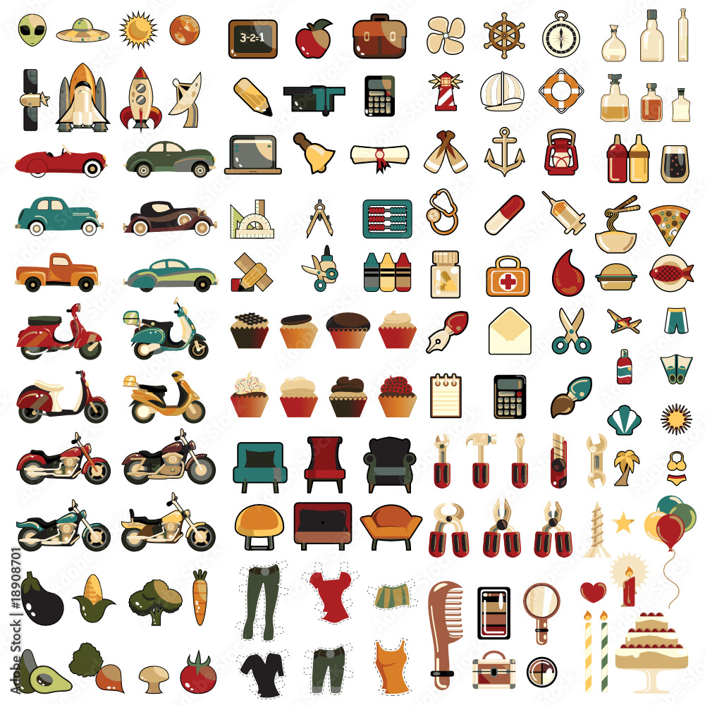 mega icon set 124 hundred peaces mega icon set 124 hundred peaces