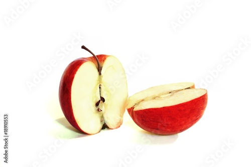 Geteilter Apfel
