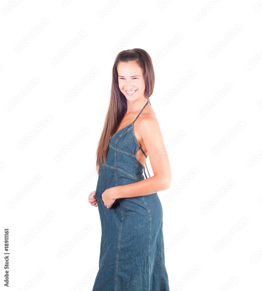 Beautiful woman in studio Beautiful woman in studio
