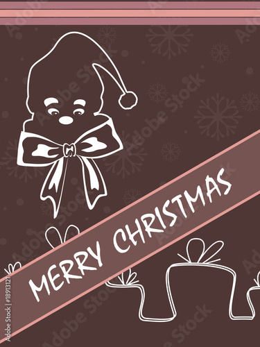 abstract merry christmas background