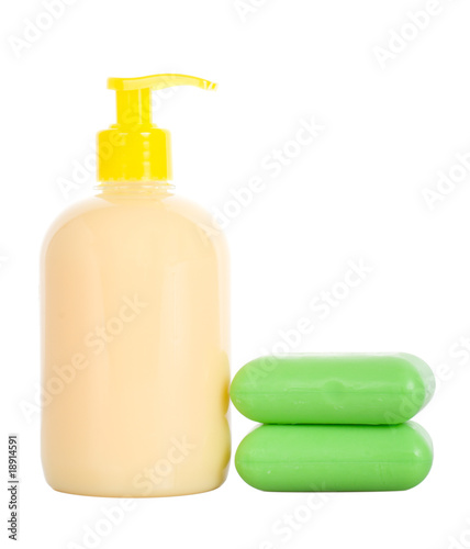 soap liquid and toilet