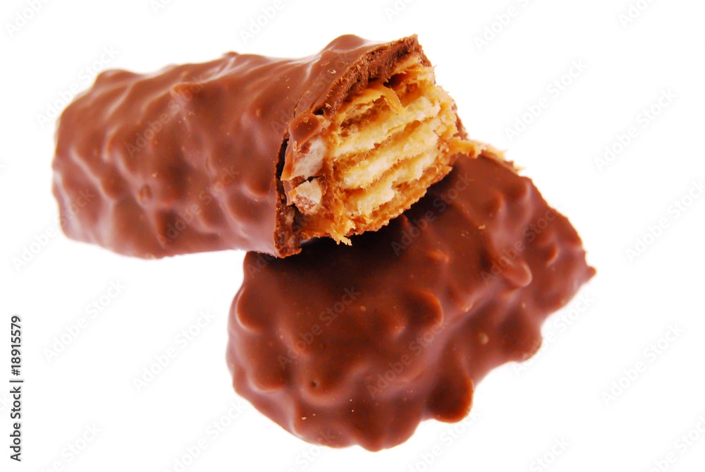 wafer at Sweets on a white background wafer at Sweets on a white background