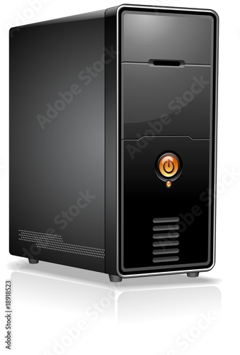 Realistic Case of Computer / Server / Workstation