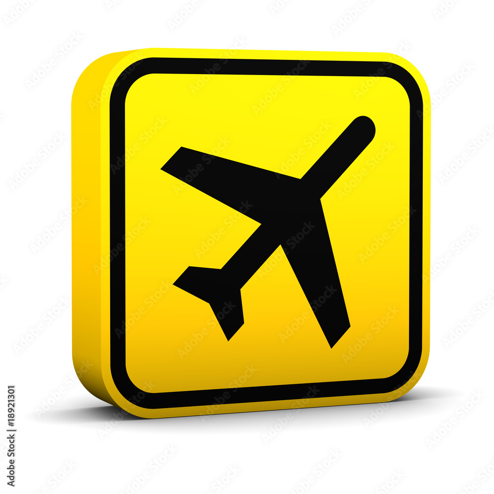 Square Airport Sign Square Airport Sign