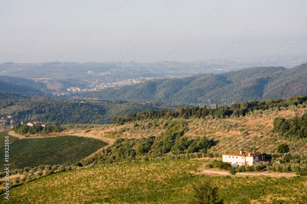 Fototapeta premium Toskanische landschaft