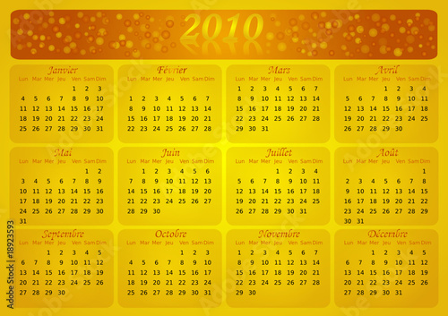 Calendrier 2010