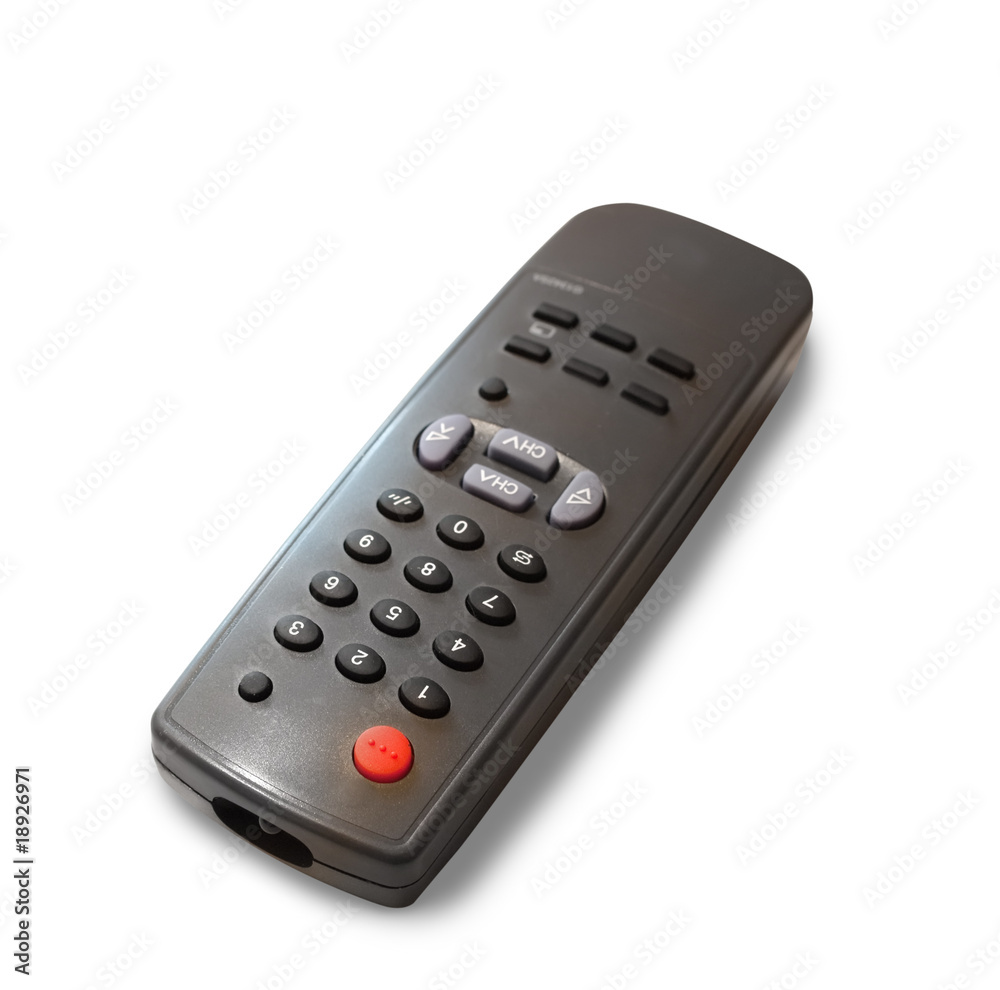 Remote control isolated over white Remote control isolated over white
