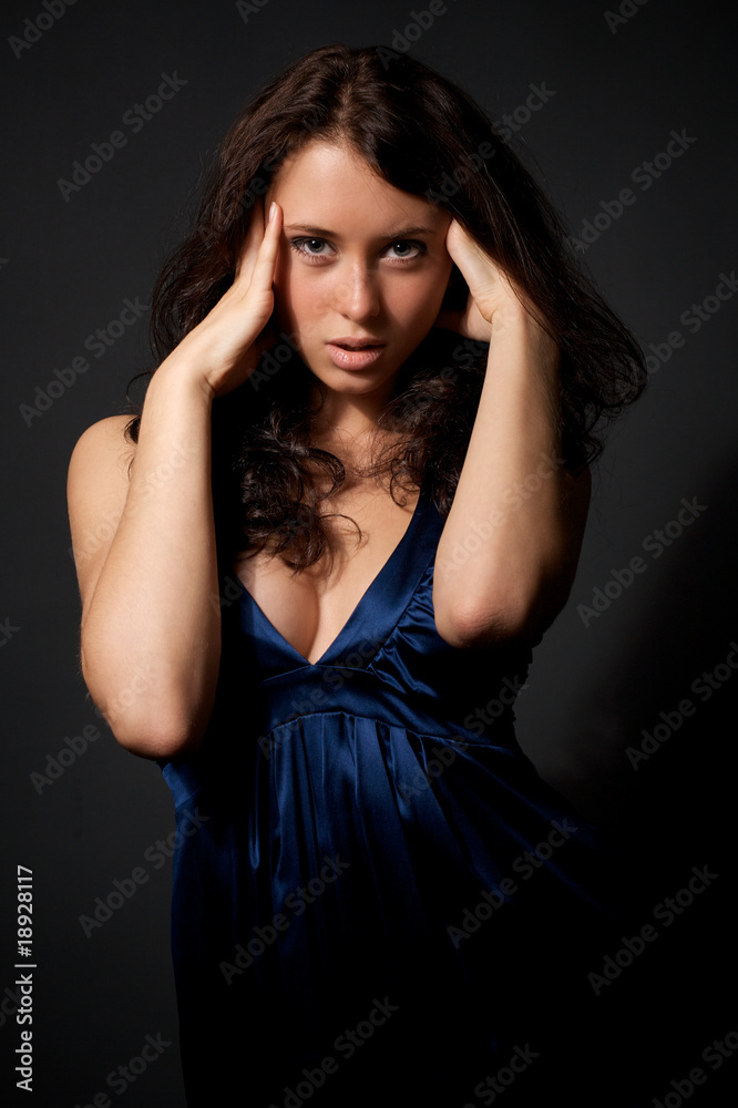 Portrait of attractive model Portrait of attractive model