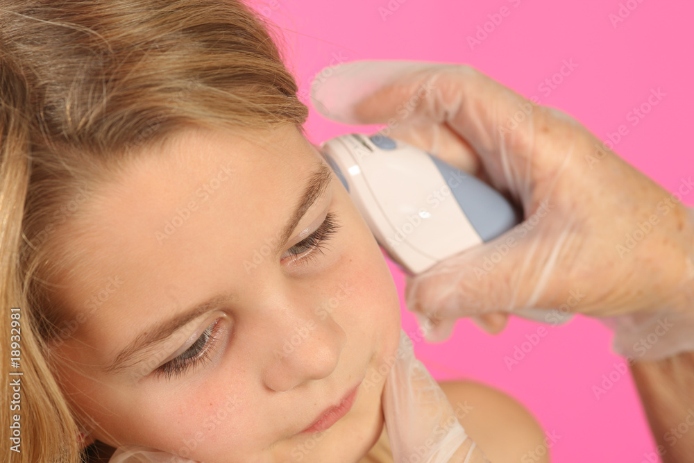 Naklejka premium Examen medical ORL