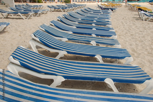 Chairs in row waiting for people