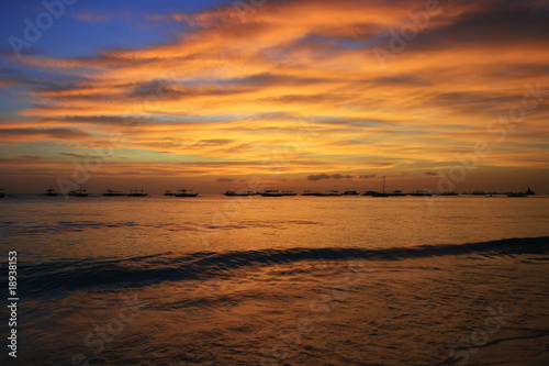 Sonnenuntergang am Meer