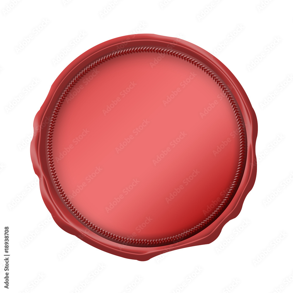 siegel frei blank unbeschriftet ohne schrift vorlage StockIllustration