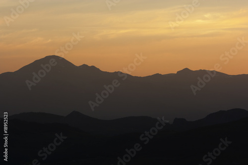 moutain range landscape