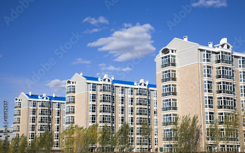 apartment buildings