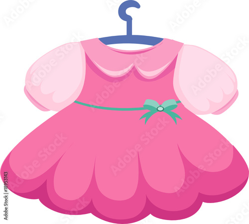 hanging dress girl