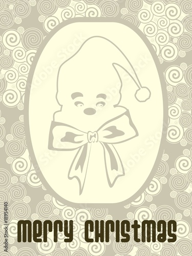 vector merry christmas background illustration