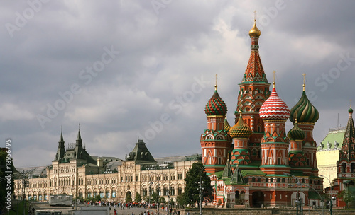Russia, Moscow, red square, St. Basil Cathedral