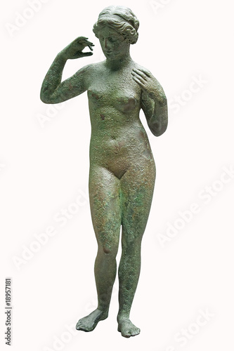 Ancient bronze statue of Venus