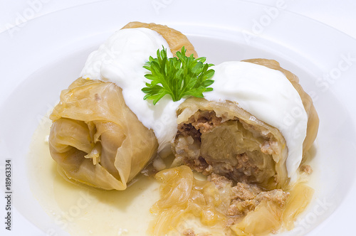 Stuffed cabbage rolls