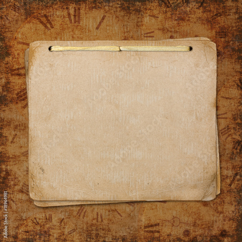 blank note paper on vintage background