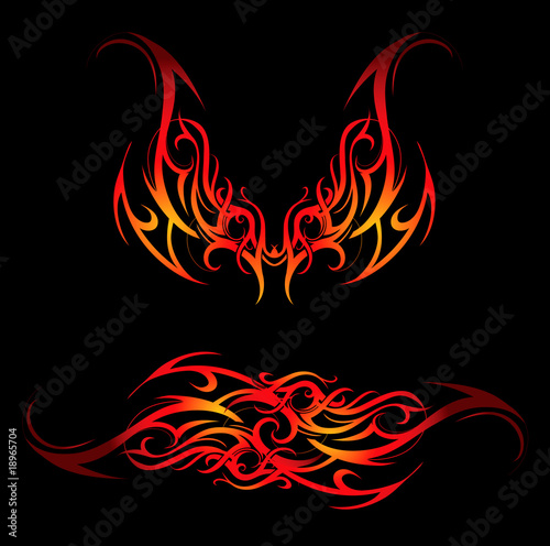 Tribal flames